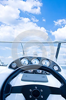 Yacht cockpit