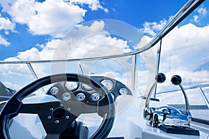 Yacht cockpit