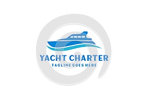 Yacht / Cruise Logo design inspiration with minimalist art style