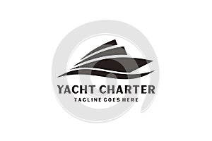 Yacht / Cruise Logo design inspiration with minimalist art style