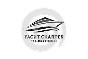 Yacht / Cruise Logo design inspiration with minimalist art style