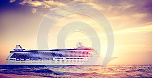 Yacht Cruise Ship Sea Ocean Tropical Scenic Concept