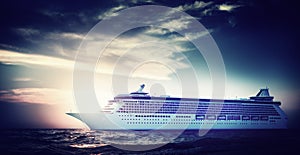 Yacht Cruise Ship Sea Ocean Tropical Scenic Concept