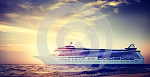 Yacht Cruise Ship Sea Ocean Tropical Scenic Concept