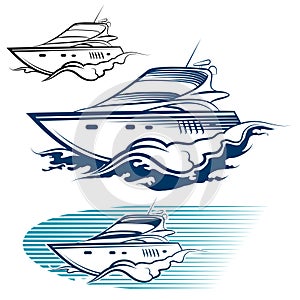 Yacht Emblem set photo