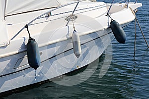 Yacht fenders in Italy photo