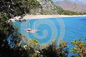 Yacht in the Gulf