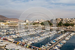 Yacht Harbor in Cartegena