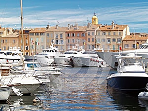 Yacht Harbor of St.Tropez, France