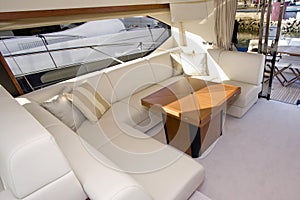 Yacht interior photo