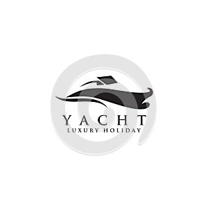 Yacht logo icon design vector template