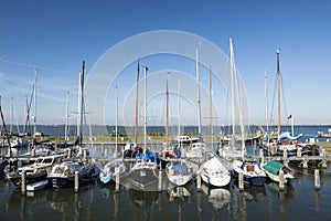 Yacht in Marken