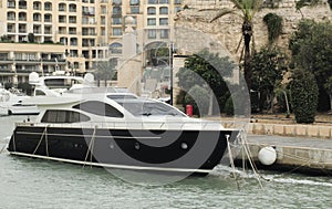 Yacht Moored At Portomaso Marina, St.Julians, Malta photo