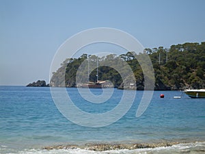 Yacht in Oludeniz