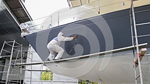 Yacht painting