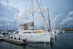 Yacht port in Colon Panama