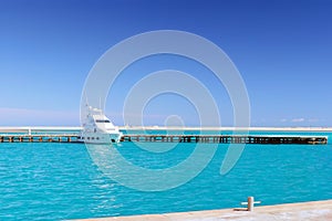 Yacht in the Red Sea. Egypt.