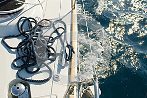 Yacht ropes