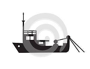 Yacht ship object pleasure vessel silhouette