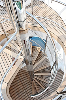 Yacht stairs