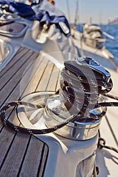 Yacht winch