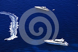 Yachting on the Mediteranean Sea