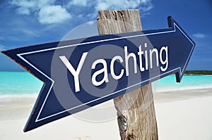 YACHTING sign