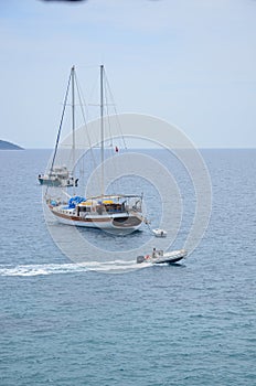 Yachts anchored in Bodrum, sea, sand, sun, this place is wonderful