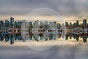 Yachts in bay, Vancouver, British Columbia, Canada