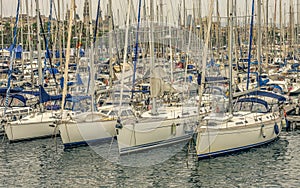 Yachts and boats.