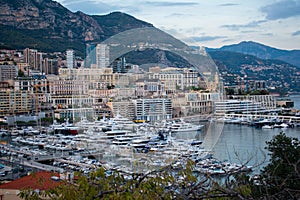 Yachts and boats in Marina Monte Carlo, Monaco