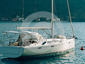 Yachts, boats, ships in the Bay of Kotor