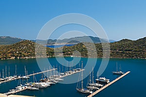 Yachts in Kas Turkey
