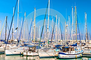 Yachts at Larnaca Marina. Cyprus photo