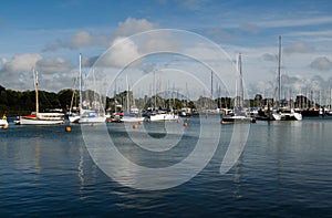 Yachts at Lymington