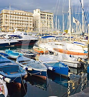 Yachts in Naples