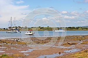 Yachts off Ravenglass