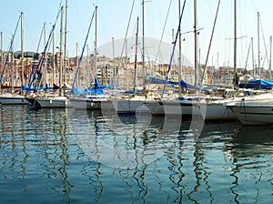 Yachts in the old harbor - Marseille