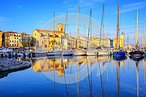 Yachts in old town port of La Ciotat, Marseilles, France