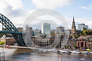 Yachts on the Tyne River