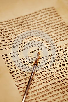 Yad and Torah Scroll