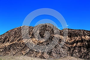 The Yadan landforms and Desert scenery in Tibetan Plateau