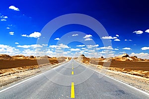 The Yadan landforms and Desert scenery in Tibetan Plateau