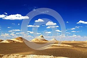 The Yadan landforms and Desert scenery in Tibetan Plateau