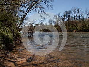 Yadkin River in Elkin, North Carolina