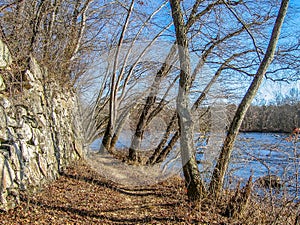 Yadkin River Trail near Winston-Salem, North Carolina