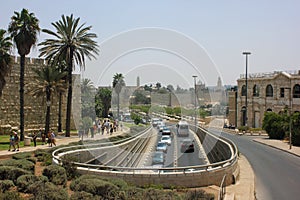 Yaffo street in Jerusalem