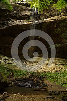 This is  Yahoo Falls in the Big South Fork National River and Recreational Area in Kentucky.