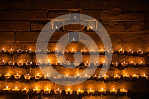 Yak Butter Lamps in Tibet