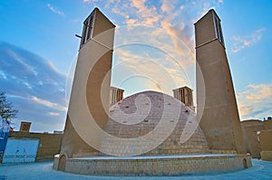 Yakhchal on sunset, Yazd, Iran